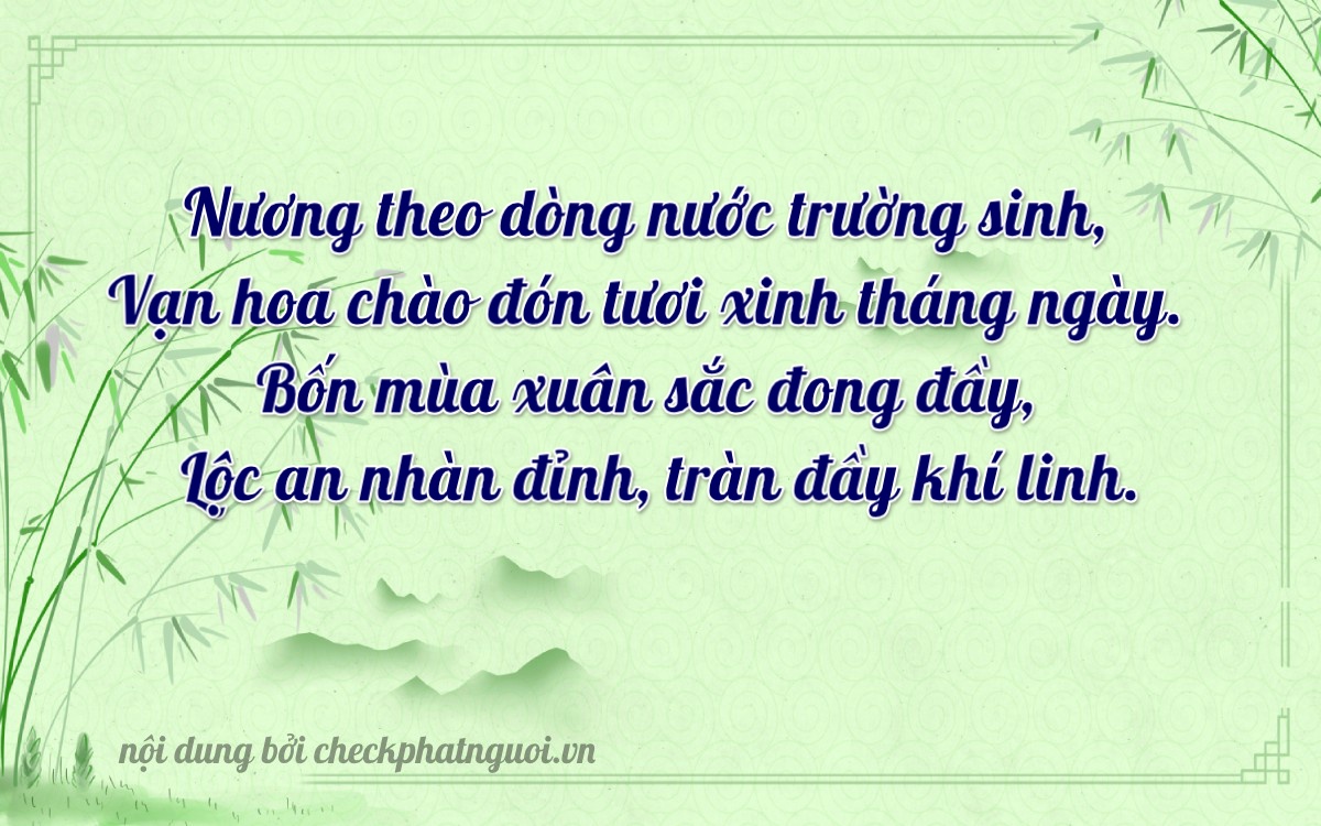 Bài thơ ý nghĩa cho <b>biển số 81A-21469</b> tại website checkphatnguoi.vn