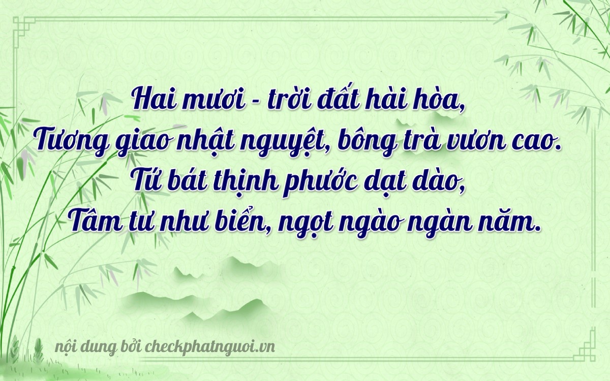 Bài thơ ý nghĩa cho <b>biển số 81A-22480</b> tại website checkphatnguoi.vn
