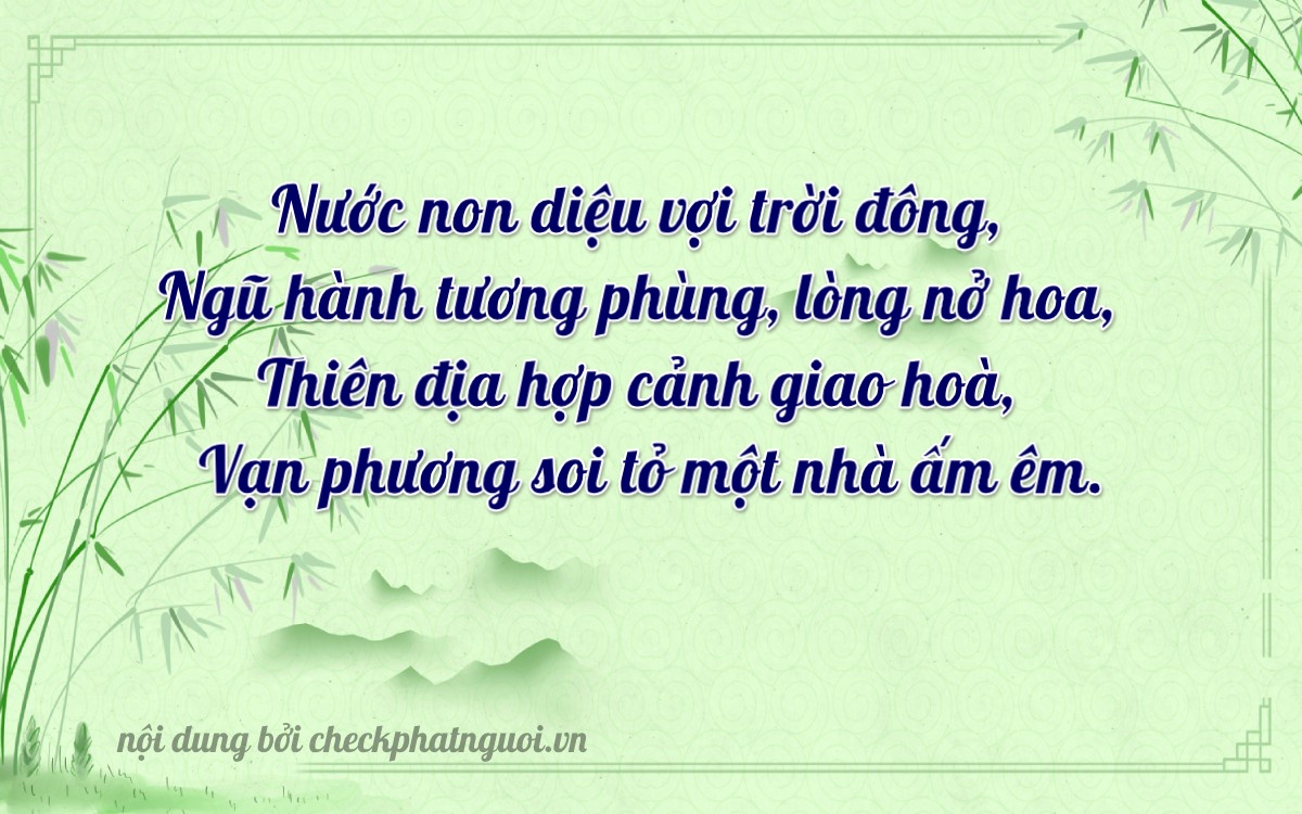 Bài thơ ý nghĩa cho <b>biển số 81A-29440</b> tại website checkphatnguoi.vn