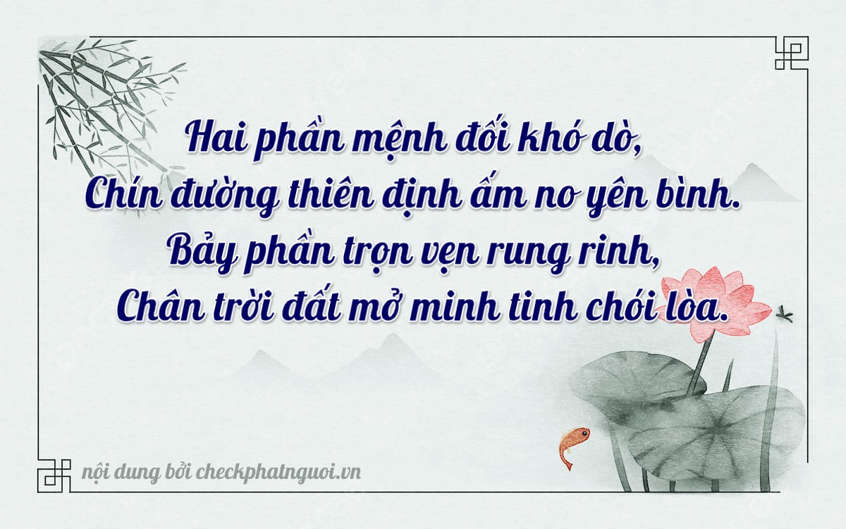 Bài thơ ý nghĩa cho <b>biển số 81A-29790</b> tại website checkphatnguoi.vn