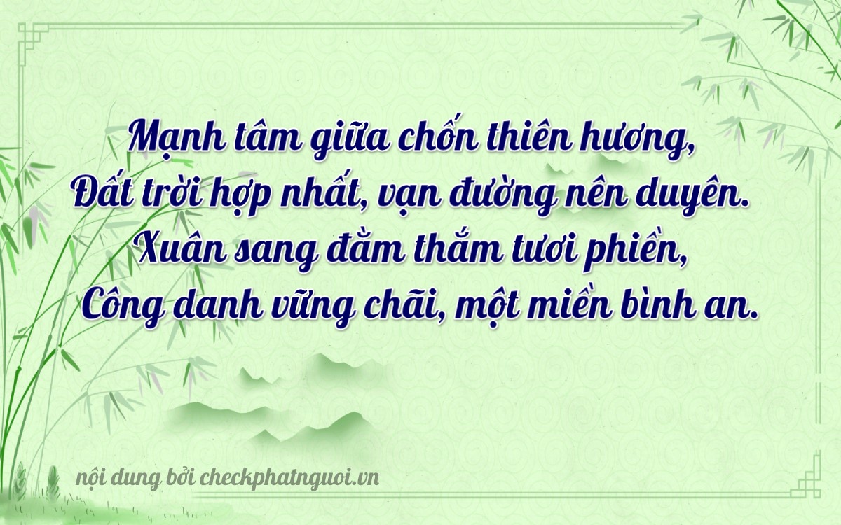 Bài thơ ý nghĩa cho <b>biển số 81A-32226</b> tại website checkphatnguoi.vn
