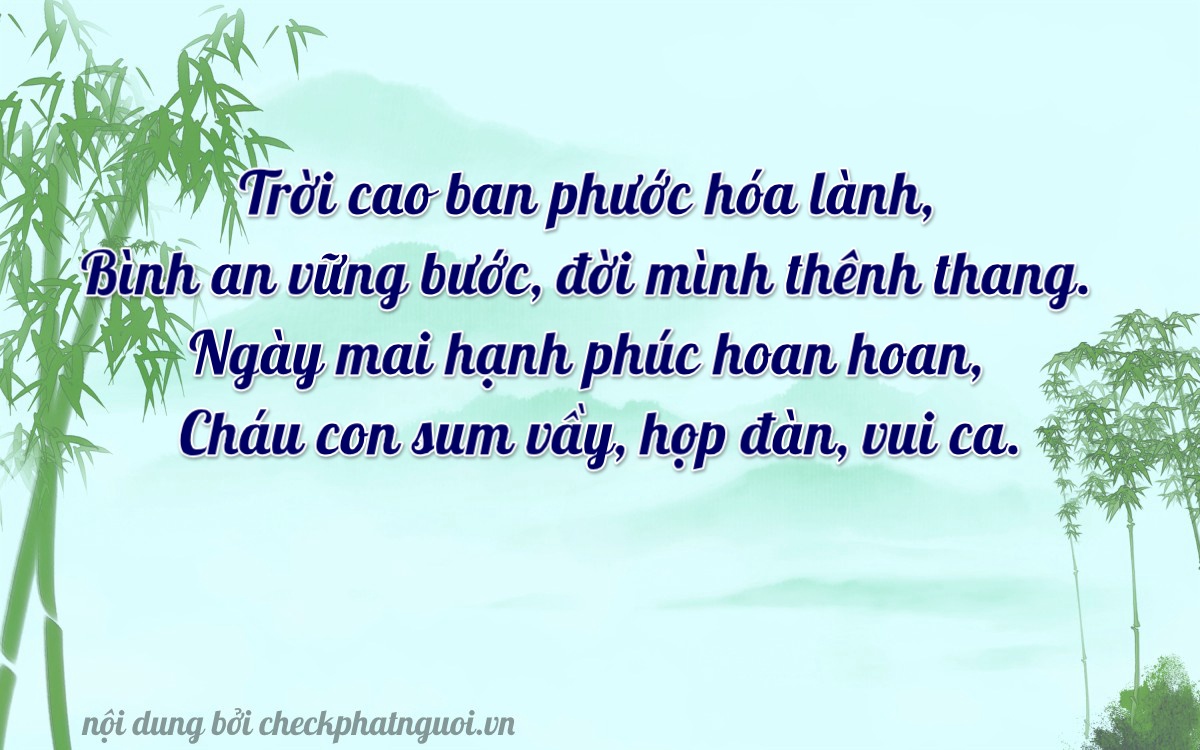 Bài thơ ý nghĩa cho <b>biển số 81A-39601</b> tại website checkphatnguoi.vn