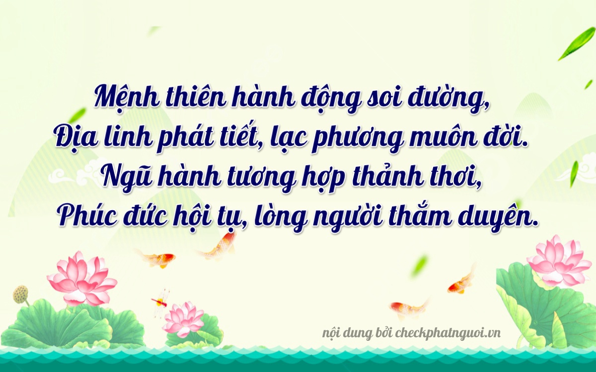 Bài thơ ý nghĩa cho <b>biển số 81AA-12056</b> tại website checkphatnguoi.vn