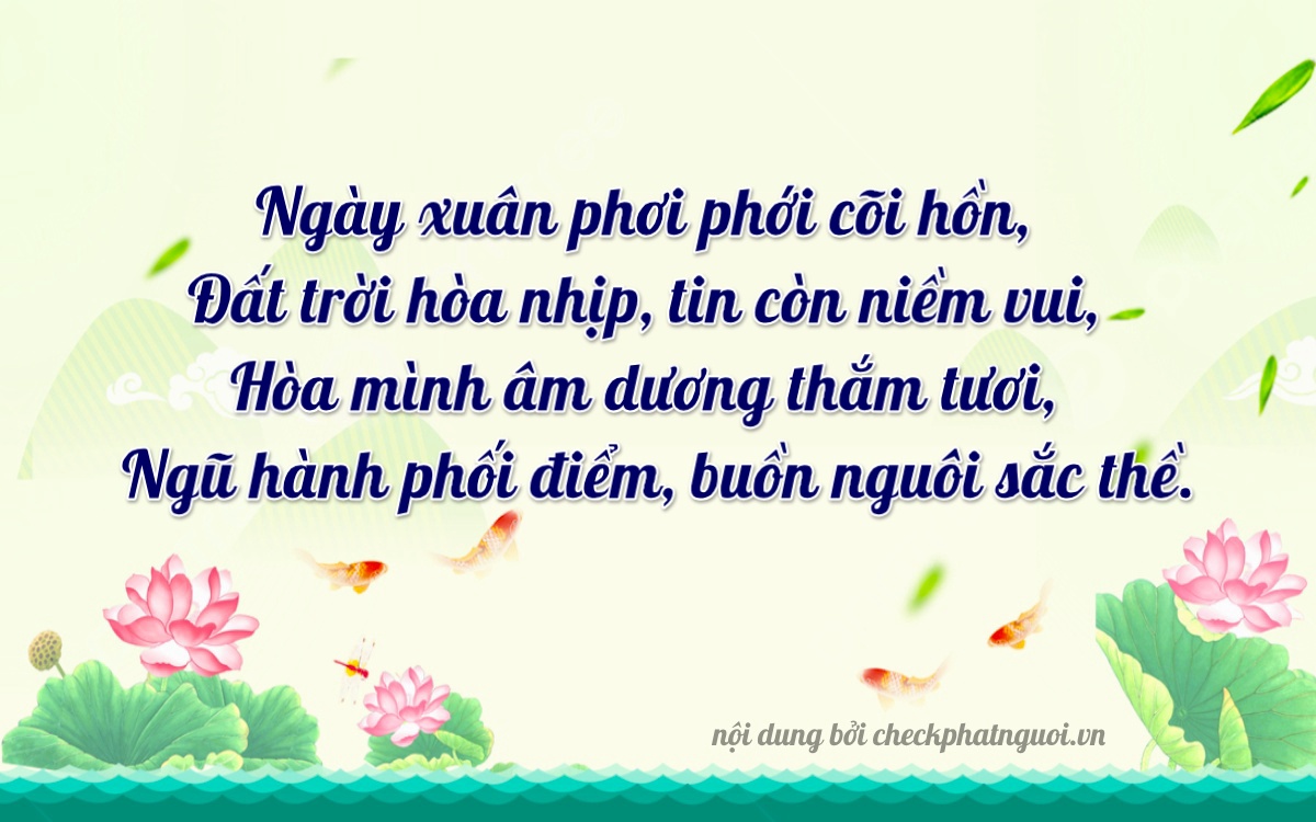 Bài thơ ý nghĩa cho <b>biển số 81AA-22322</b> tại website checkphatnguoi.vn