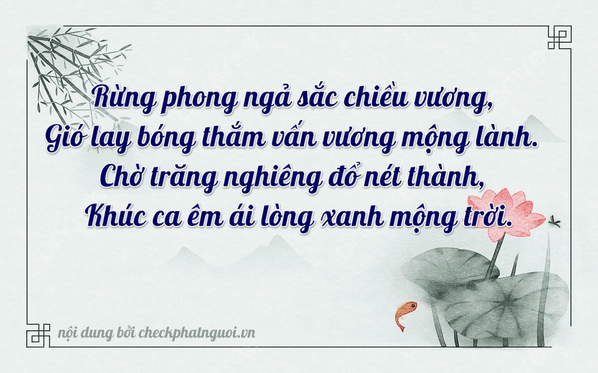 Bài thơ ý nghĩa cho <b>biển số 81AA-23282</b> tại website checkphatnguoi.vn