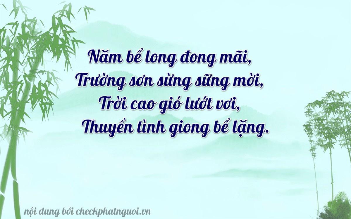 Bài thơ ý nghĩa cho <b>biển số 81AA-51177</b> tại website checkphatnguoi.vn