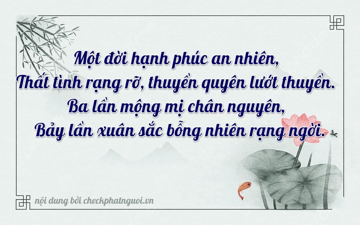 Bài thơ ý nghĩa cho <b>biển số 81AG-01737</b> tại website checkphatnguoi.vn