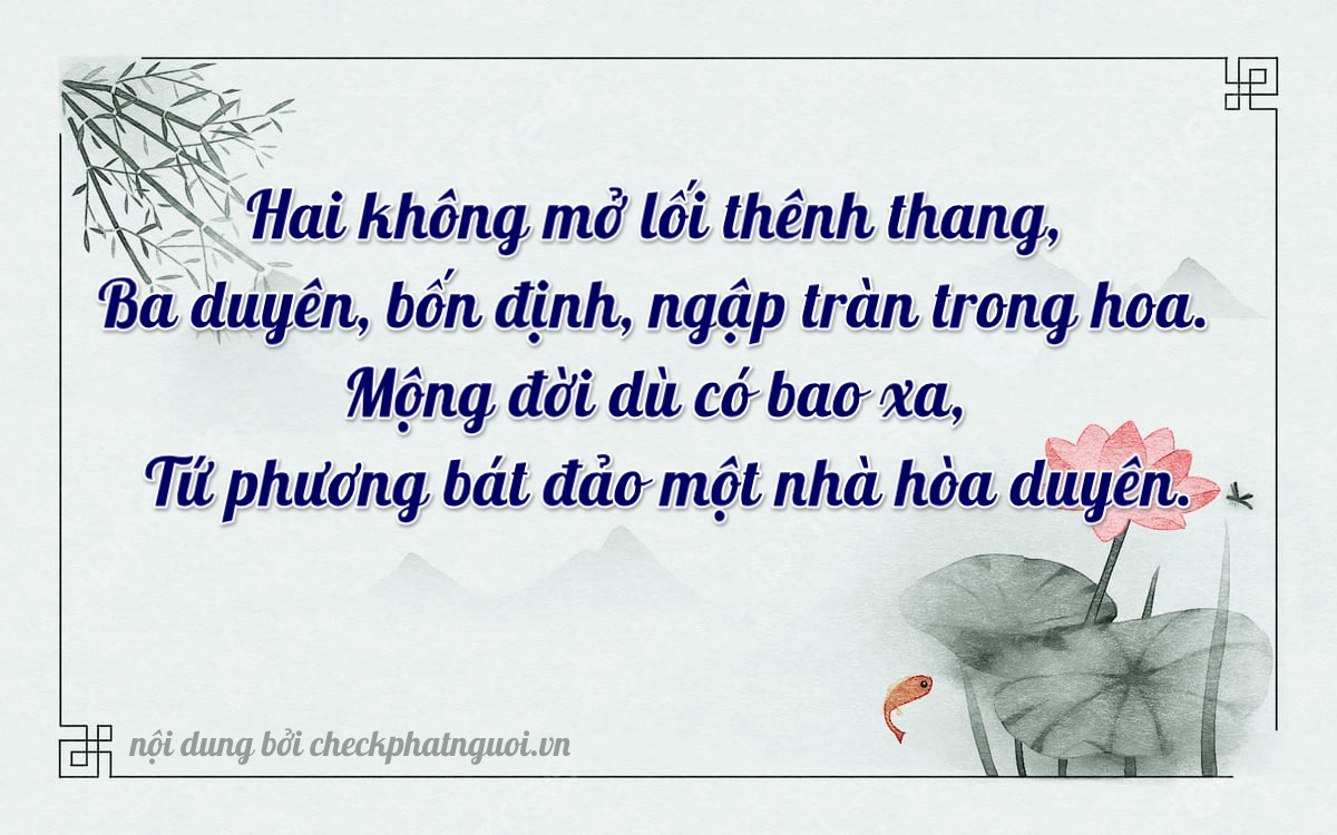 Bài thơ ý nghĩa cho <b>biển số 81AG-03024</b> tại website checkphatnguoi.vn