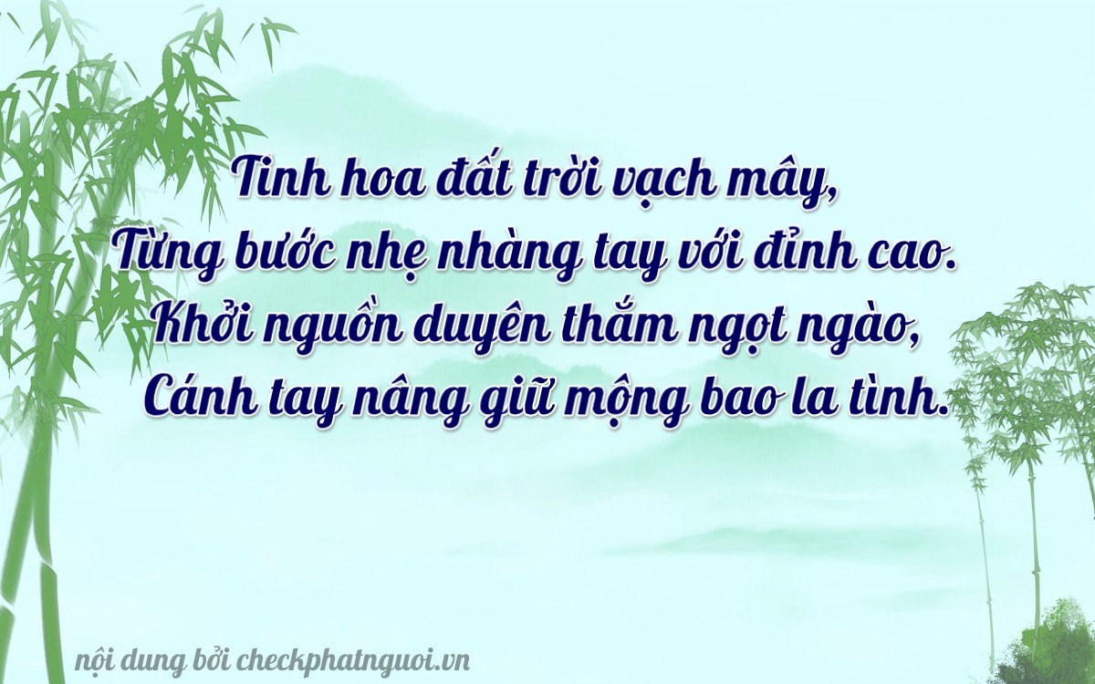 Bài thơ ý nghĩa cho <b>biển số 81AX-03957</b> tại website checkphatnguoi.vn