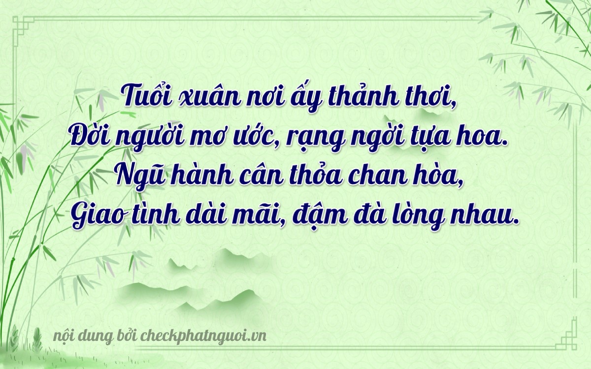 Bài thơ ý nghĩa cho <b>biển số 81B-10643</b> tại website checkphatnguoi.vn