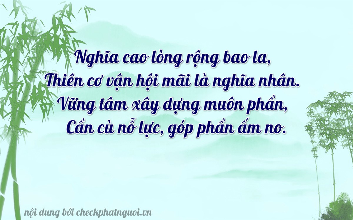 Bài thơ ý nghĩa cho <b>biển số 81B2-30223</b> tại website checkphatnguoi.vn