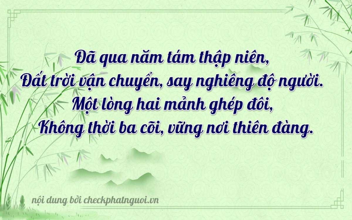 Bài thơ ý nghĩa cho <b>biển số 81B2-55810</b> tại website checkphatnguoi.vn