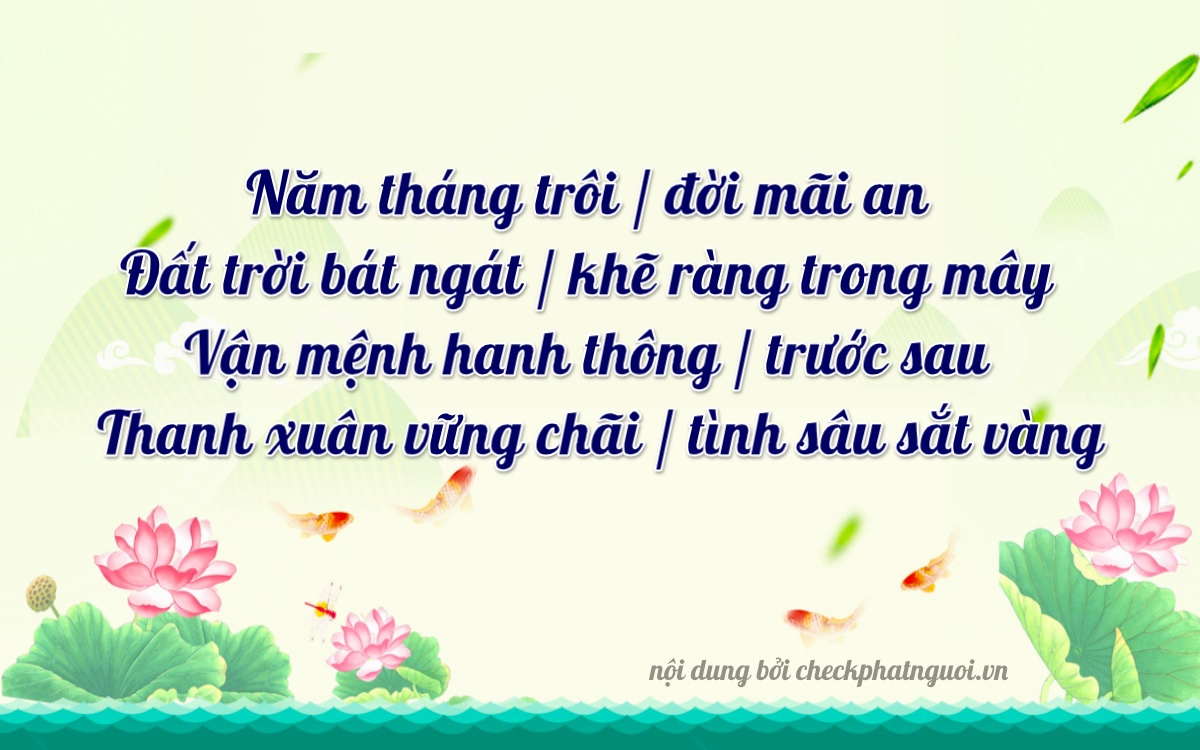 Bài thơ ý nghĩa cho <b>biển số 81B3-03519</b> tại website checkphatnguoi.vn