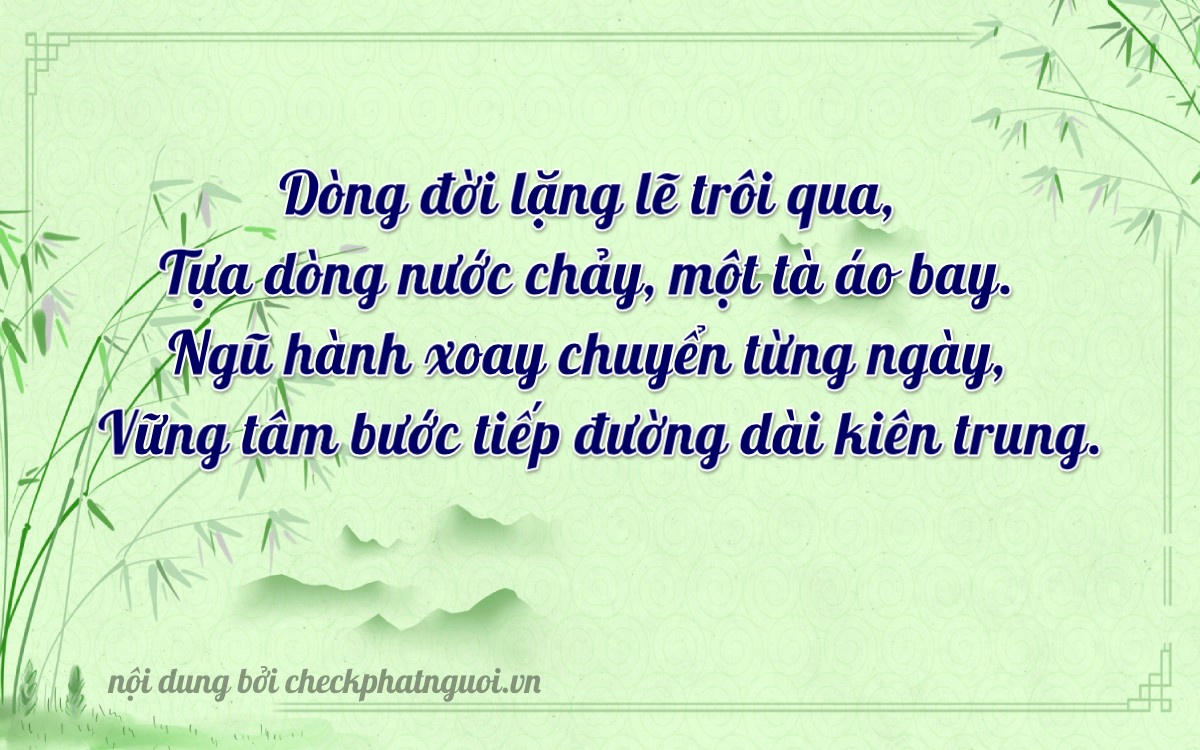 Bài thơ ý nghĩa cho <b>biển số 81B3-07372</b> tại website checkphatnguoi.vn