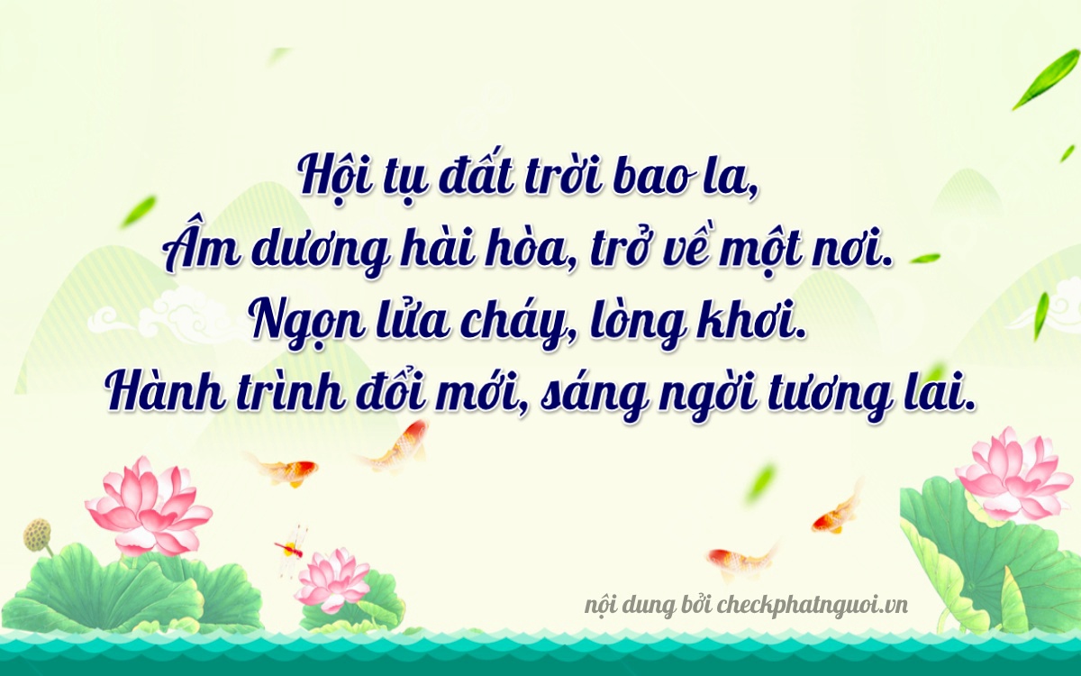 Bài thơ ý nghĩa cho <b>biển số 81B3-22755</b> tại website checkphatnguoi.vn