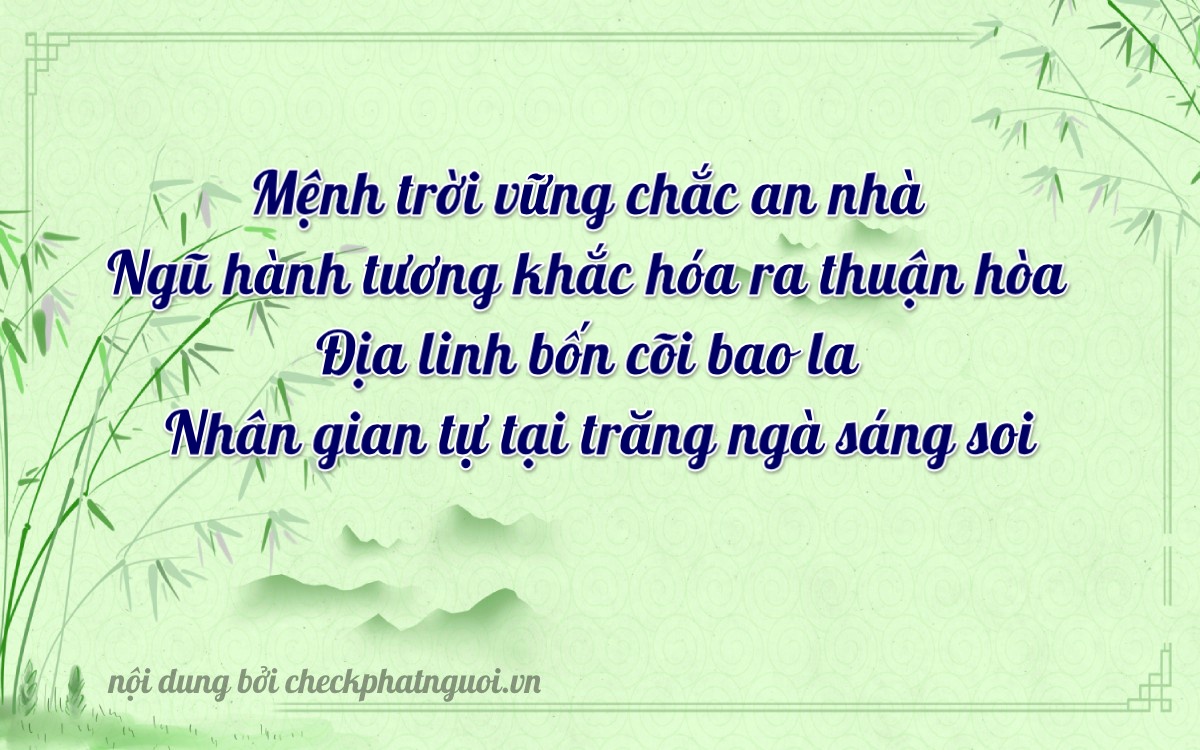 Bài thơ ý nghĩa cho <b>biển số 81B3-33925</b> tại website checkphatnguoi.vn