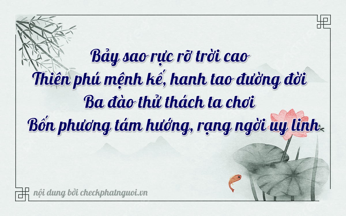Bài thơ ý nghĩa cho <b>biển số 81B-37376</b> tại website checkphatnguoi.vn