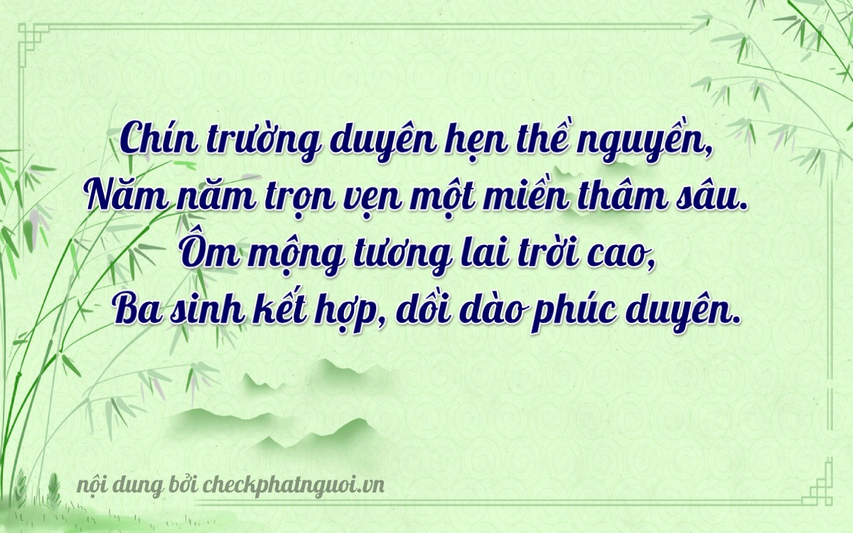 Bài thơ ý nghĩa cho <b>biển số 81B3-95730</b> tại website checkphatnguoi.vn