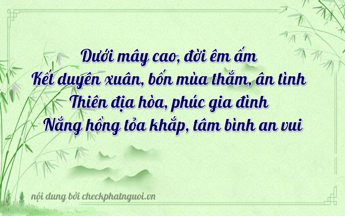 Bài thơ ý nghĩa cho <b>biển số 81C-17722</b> tại website checkphatnguoi.vn