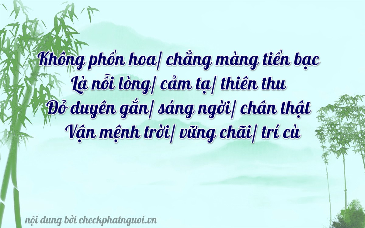 Bài thơ ý nghĩa cho <b>biển số 81D1-09271</b> tại website checkphatnguoi.vn