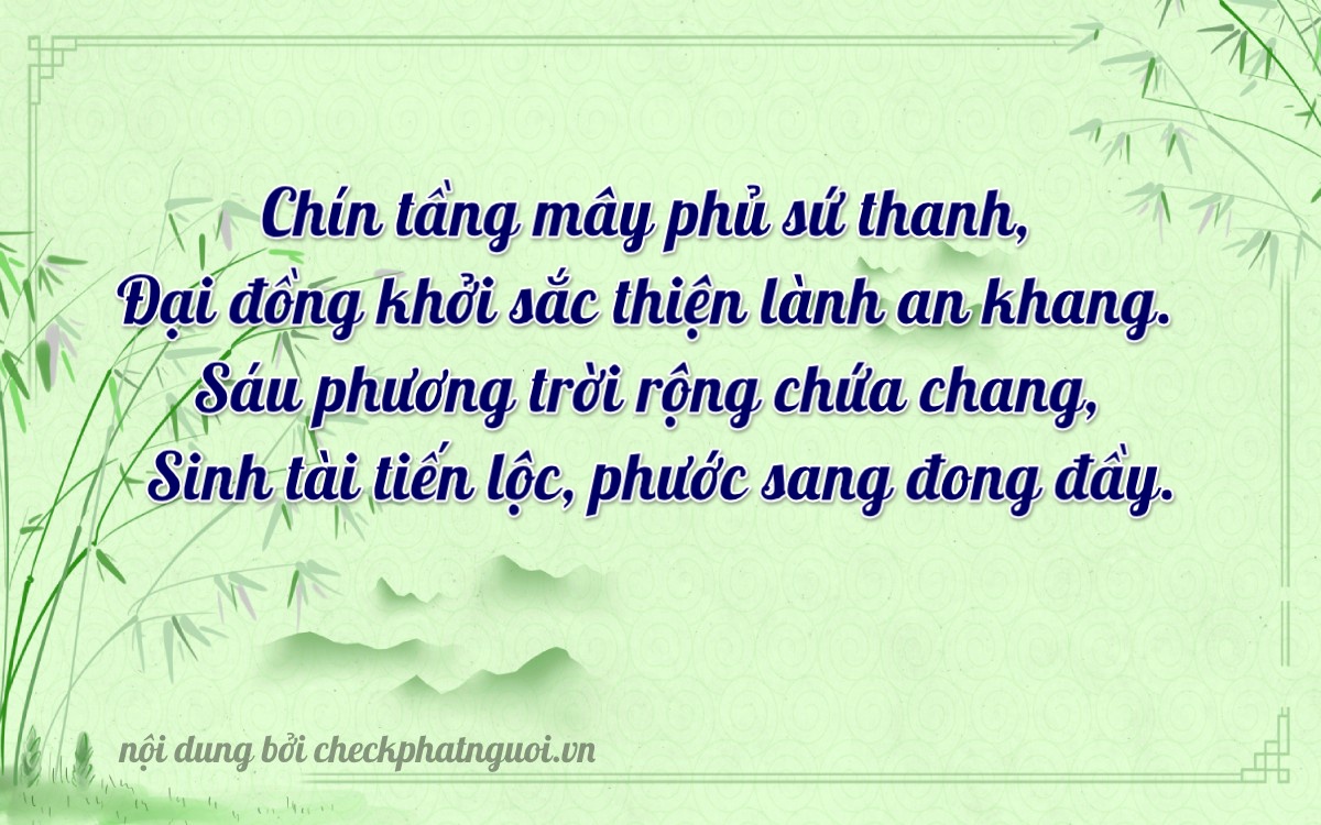 Bài thơ ý nghĩa cho <b>biển số 81F-96666</b> tại website checkphatnguoi.vn