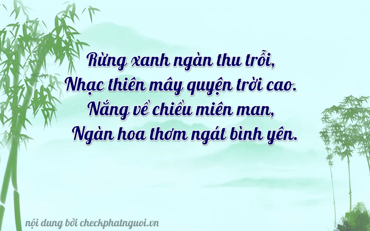 Bài thơ ý nghĩa cho <b>biển số 81G1-37024</b> tại website checkphatnguoi.vn