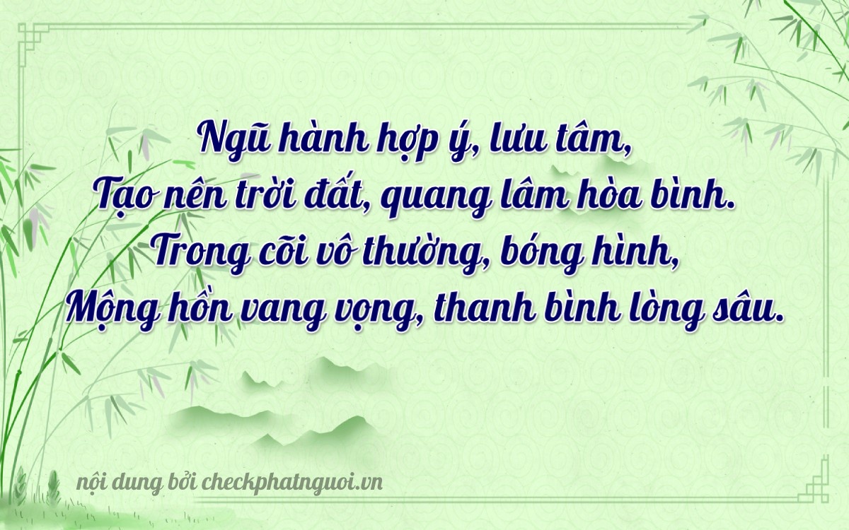 Bài thơ ý nghĩa cho <b>biển số 81G1-56789</b> tại website checkphatnguoi.vn