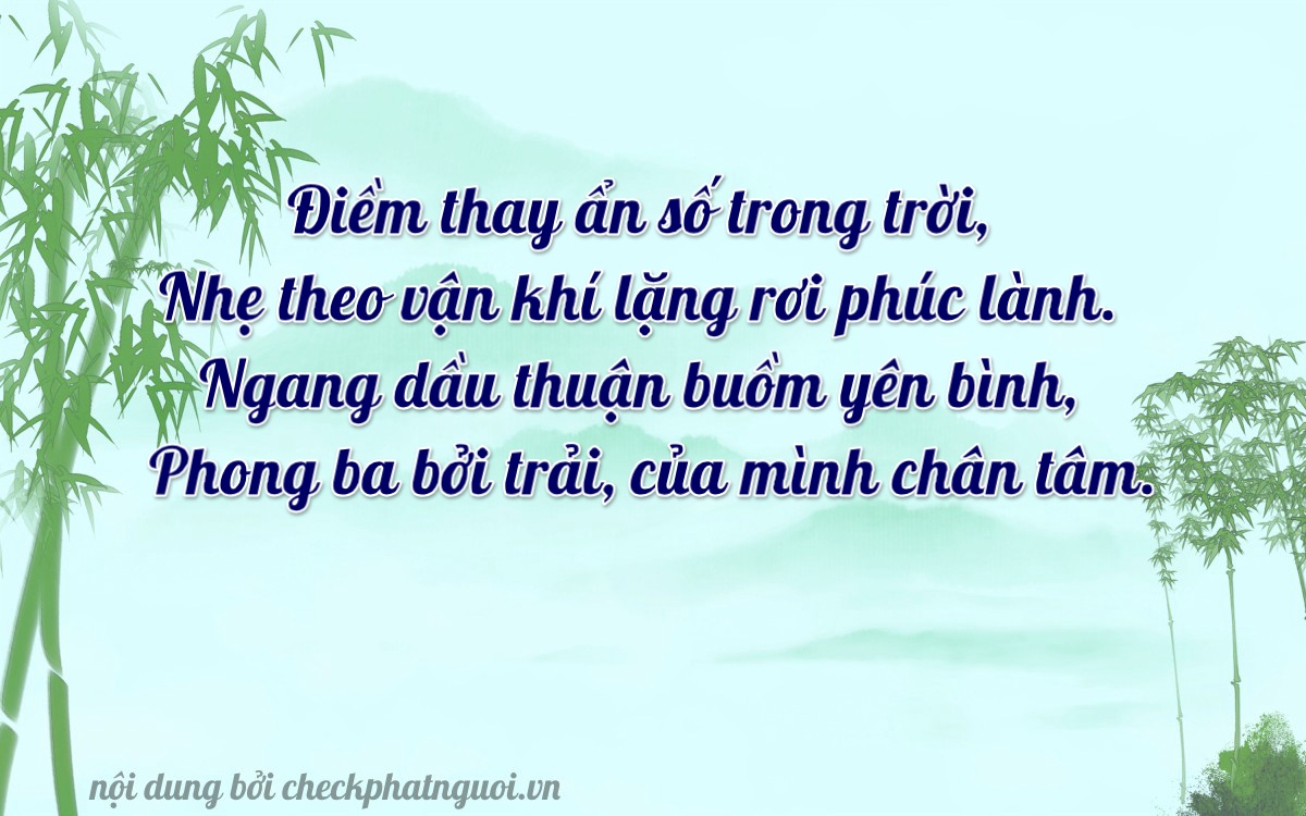 Bài thơ ý nghĩa cho <b>biển số 81K-19080</b> tại website checkphatnguoi.vn