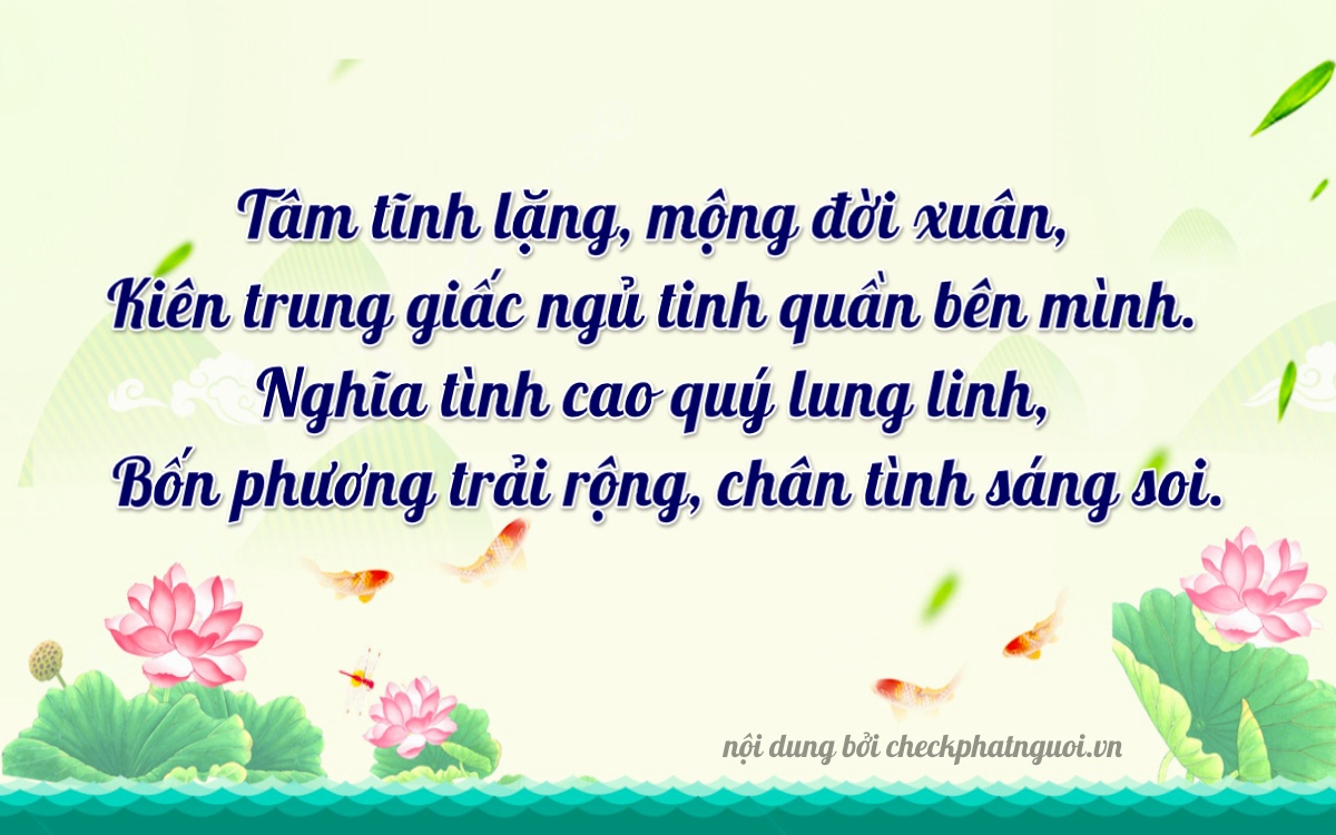 Bài thơ ý nghĩa cho <b>biển số 81M-2402</b> tại website checkphatnguoi.vn
