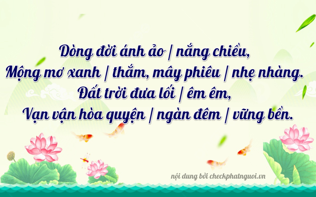 Bài thơ ý nghĩa cho <b>biển số 81P1-22992</b> tại website checkphatnguoi.vn