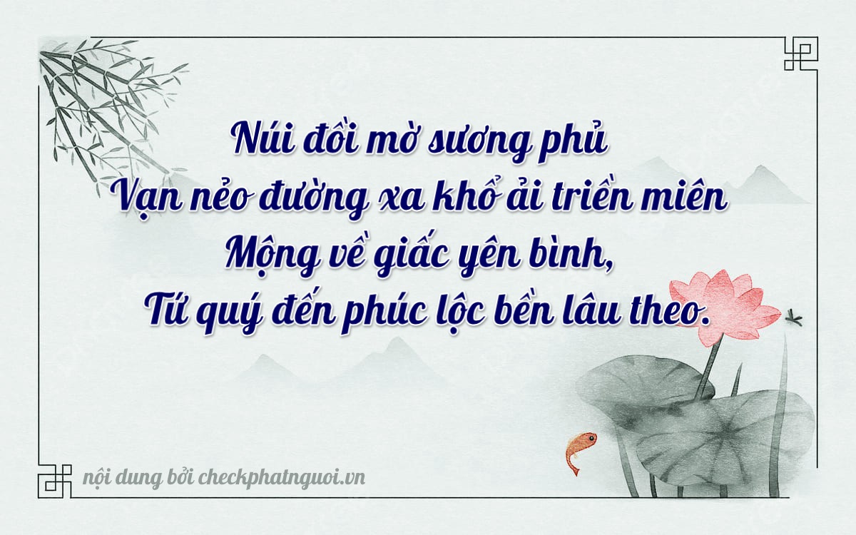Bài thơ ý nghĩa cho <b>biển số 82A-06774</b> tại website checkphatnguoi.vn
