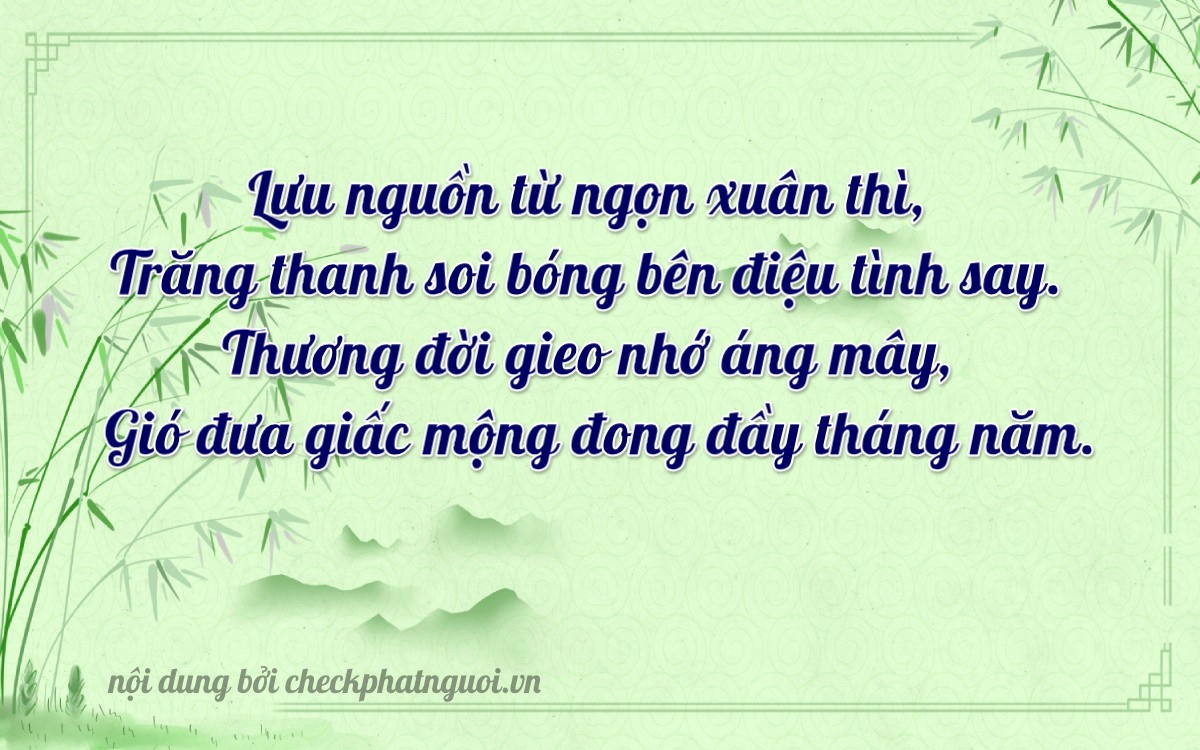 Bài thơ ý nghĩa cho <b>biển số 82A-08397</b> tại website checkphatnguoi.vn