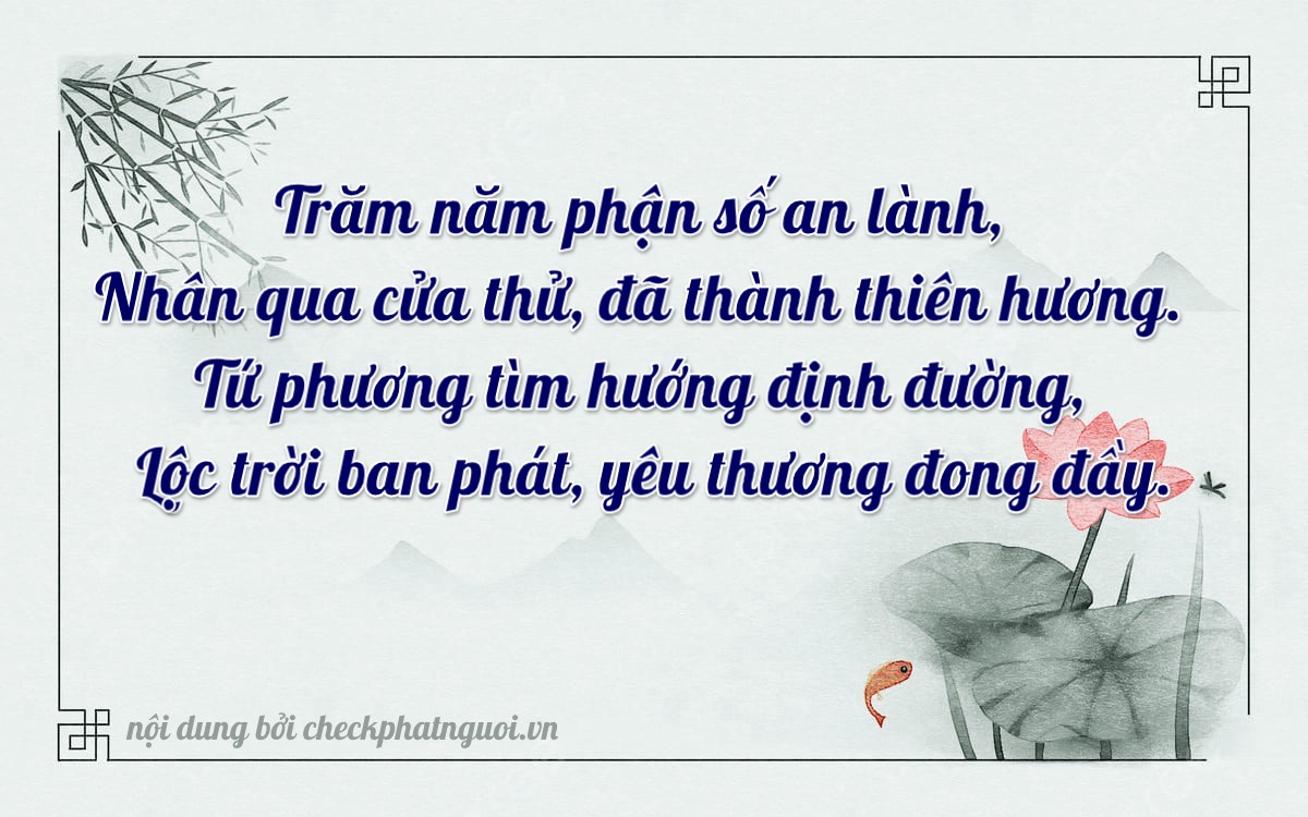 Bài thơ ý nghĩa cho <b>biển số 82A-10468</b> tại website checkphatnguoi.vn
