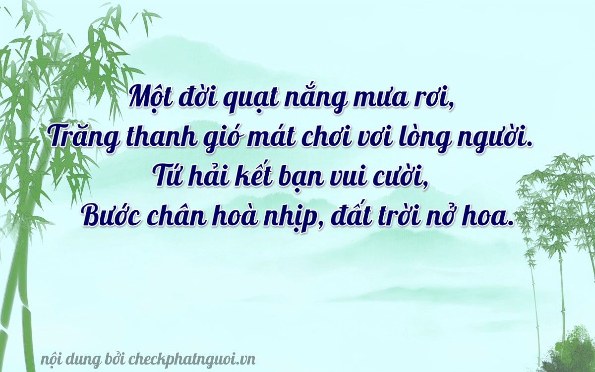 Bài thơ ý nghĩa cho <b>biển số 82A-11974</b> tại website checkphatnguoi.vn