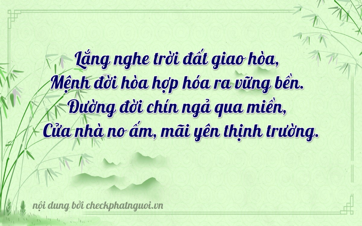Bài thơ ý nghĩa cho <b>biển số 82A-17905</b> tại website checkphatnguoi.vn