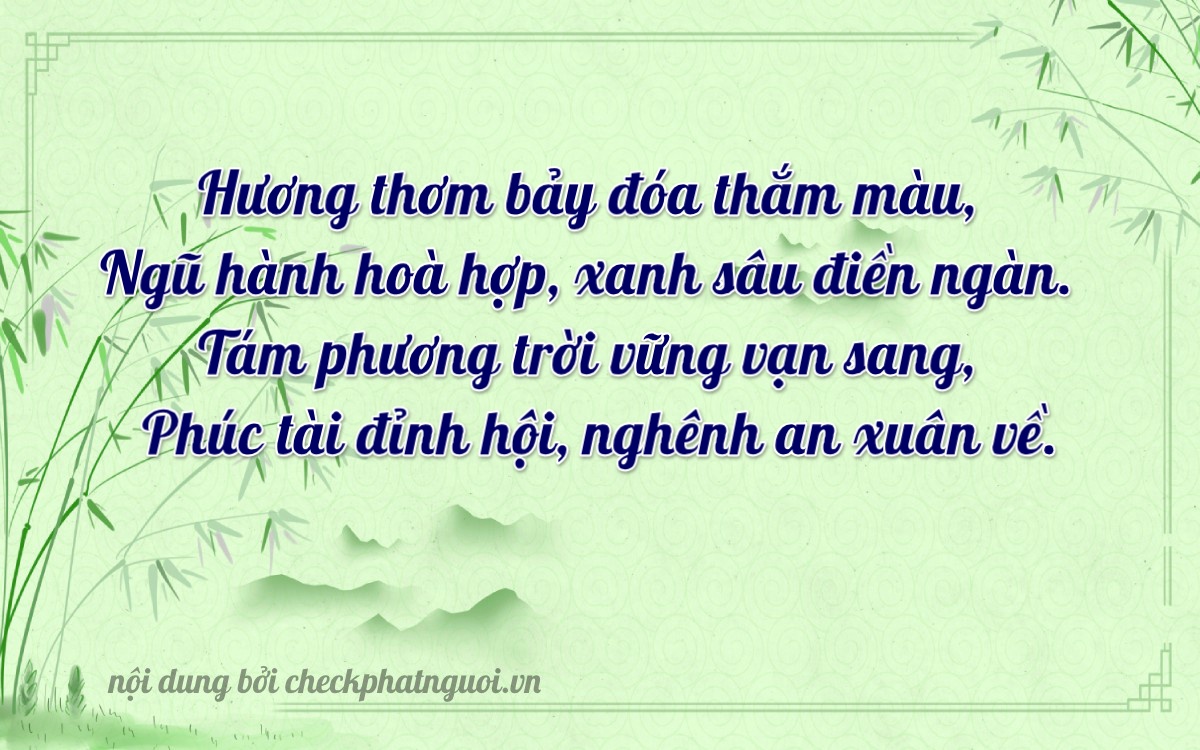 Bài thơ ý nghĩa cho <b>biển số 82AA-07858</b> tại website checkphatnguoi.vn