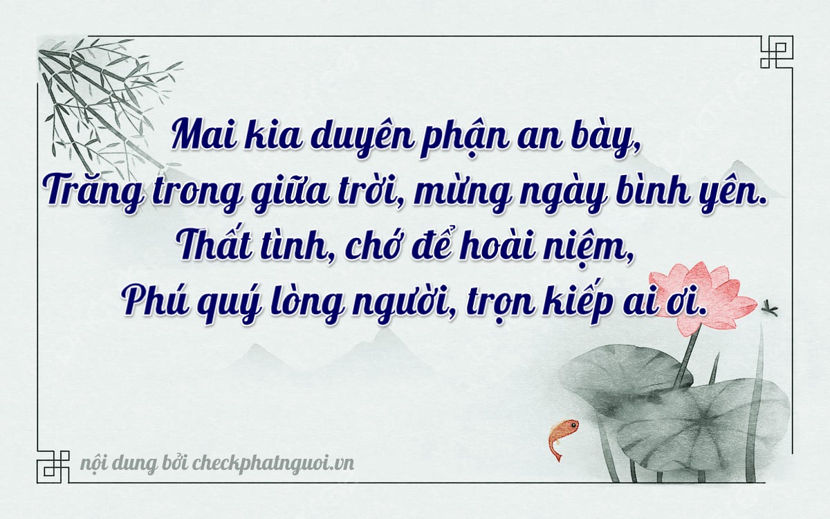 Bài thơ ý nghĩa cho <b>biển số 82B-00770</b> tại website checkphatnguoi.vn