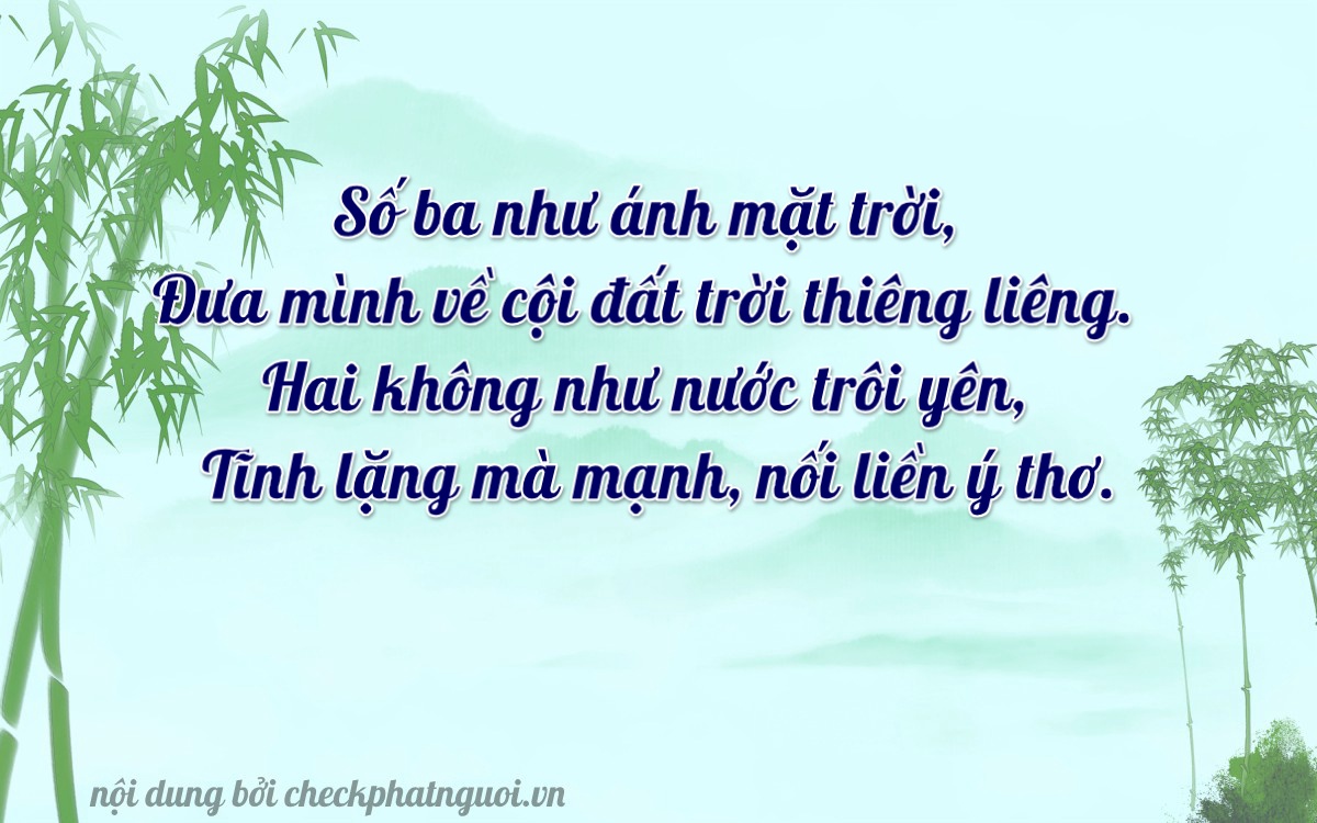 Bài thơ ý nghĩa cho <b>biển số 82B1-32027</b> tại website checkphatnguoi.vn