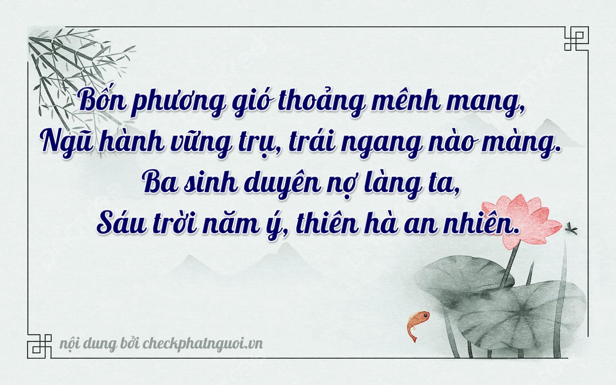 Bài thơ ý nghĩa cho <b>biển số 82B1-53963</b> tại website checkphatnguoi.vn