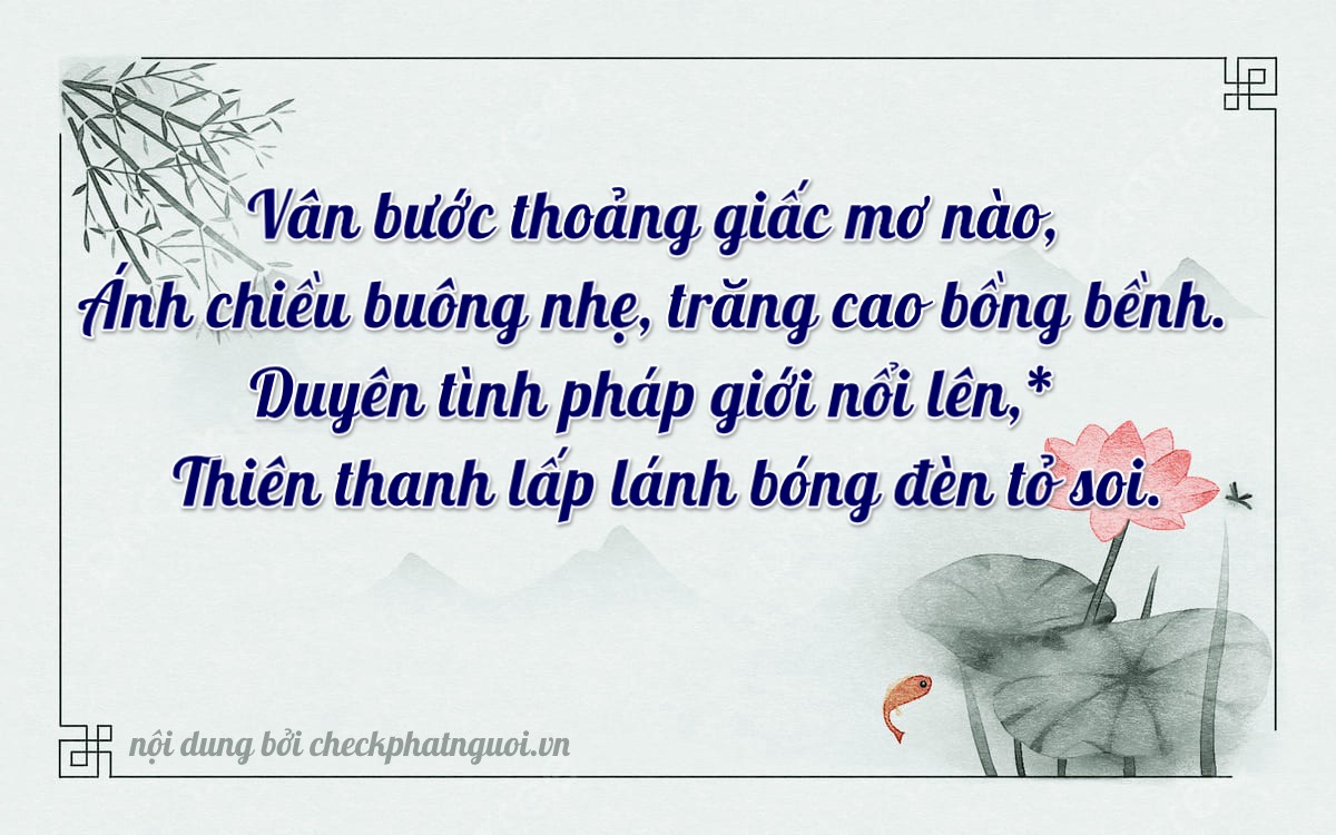 Bài thơ ý nghĩa cho <b>biển số 82B1-84928</b> tại website checkphatnguoi.vn