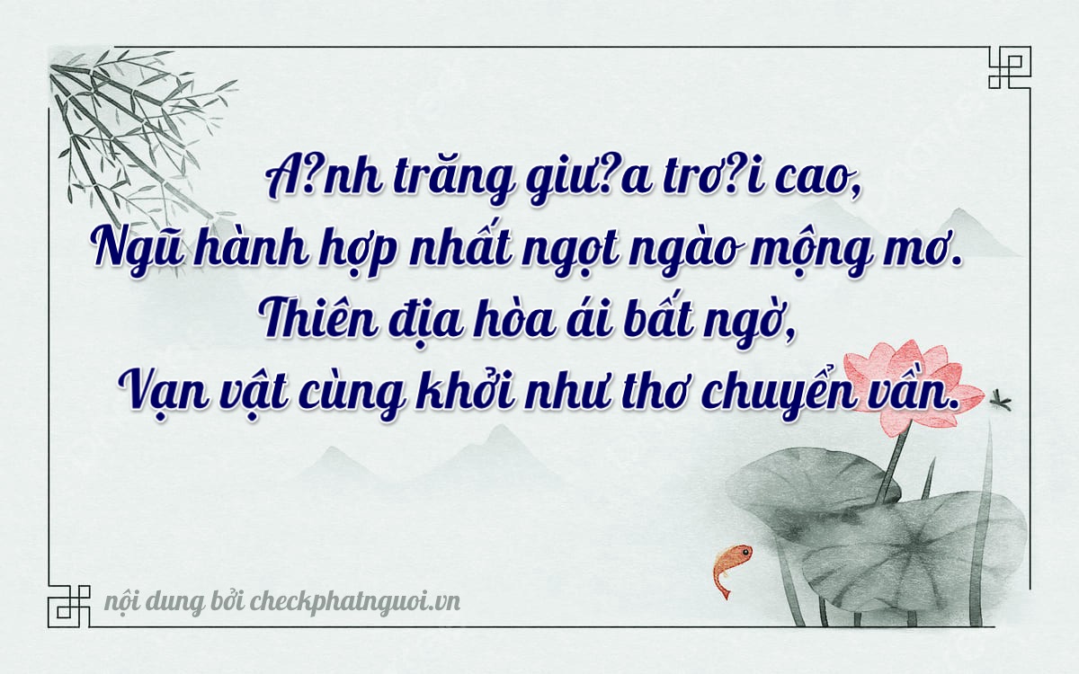 Bài thơ ý nghĩa cho <b>biển số 82E-17469</b> tại website checkphatnguoi.vn