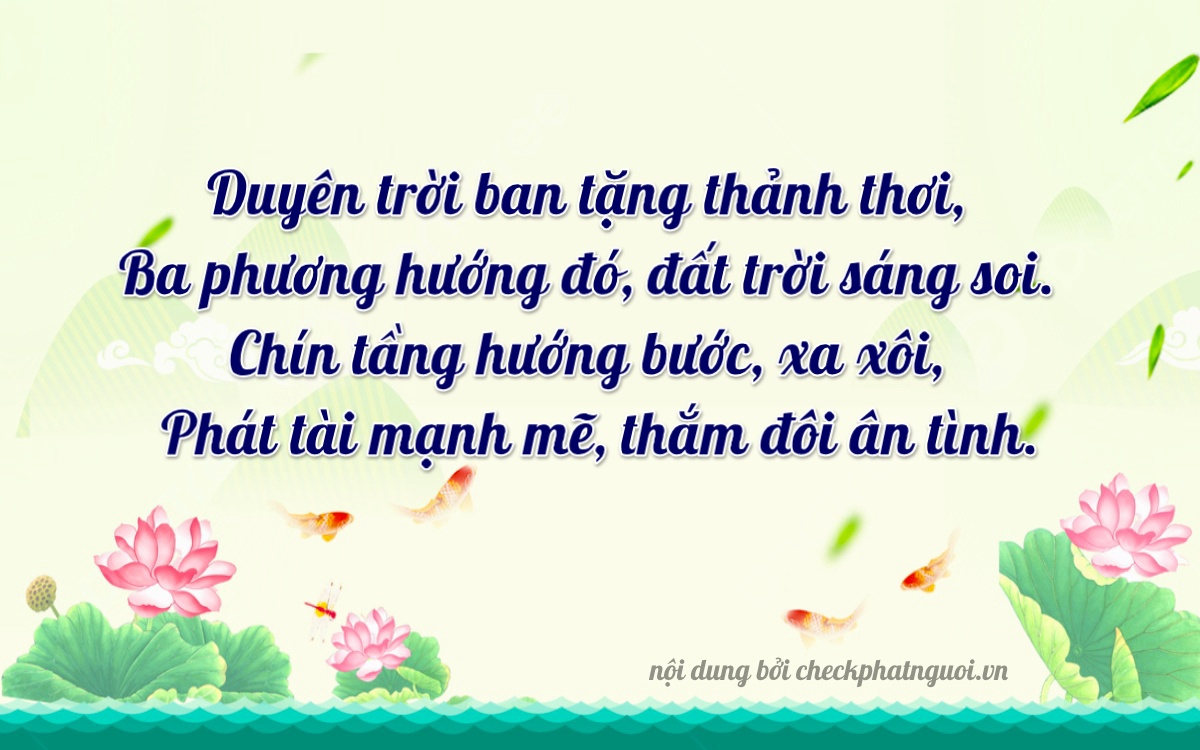 Bài thơ ý nghĩa cho <b>biển số 82HA-03438</b> tại website checkphatnguoi.vn
