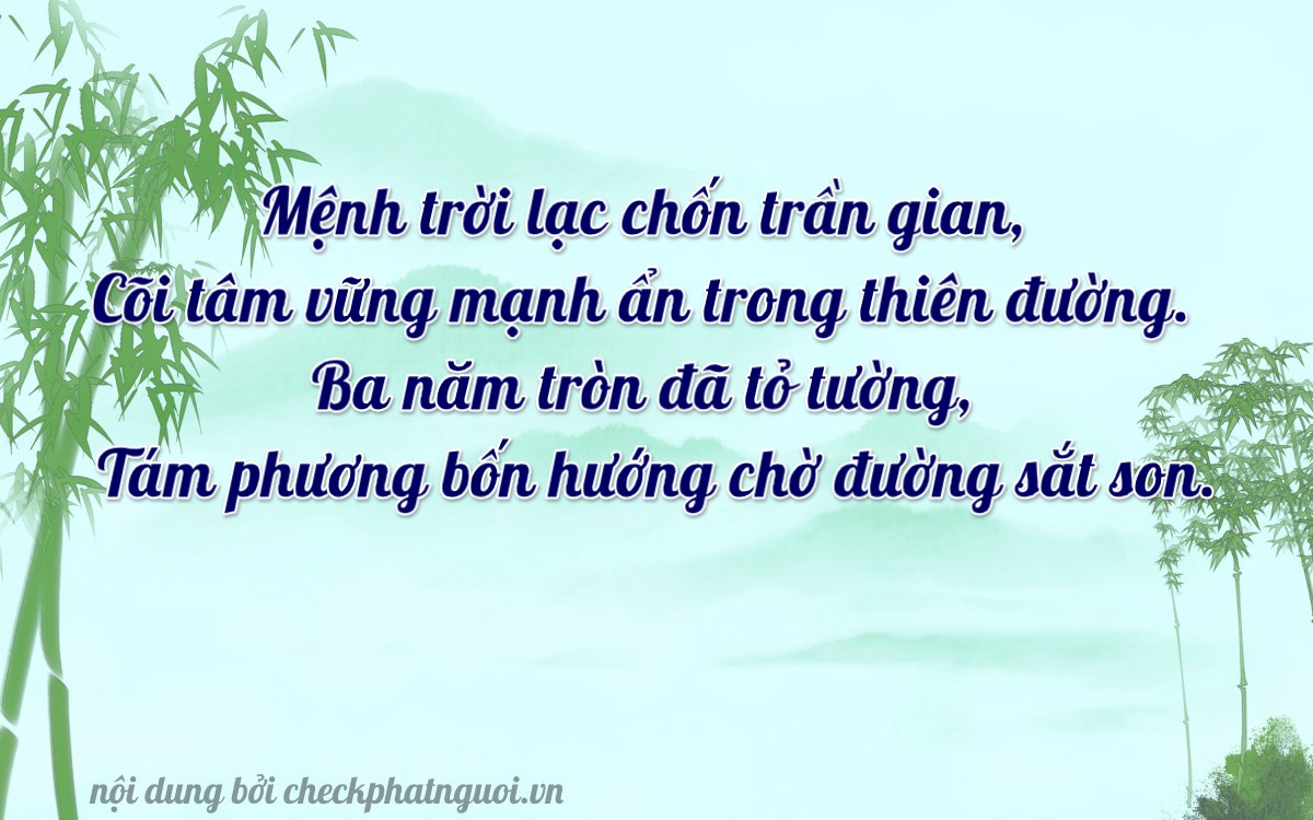 Bài thơ ý nghĩa cho <b>biển số 82NA-00398</b> tại website checkphatnguoi.vn
