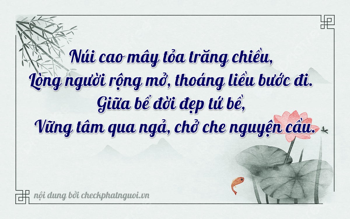 Bài thơ ý nghĩa cho <b>biển số 83A-02388</b> tại website checkphatnguoi.vn