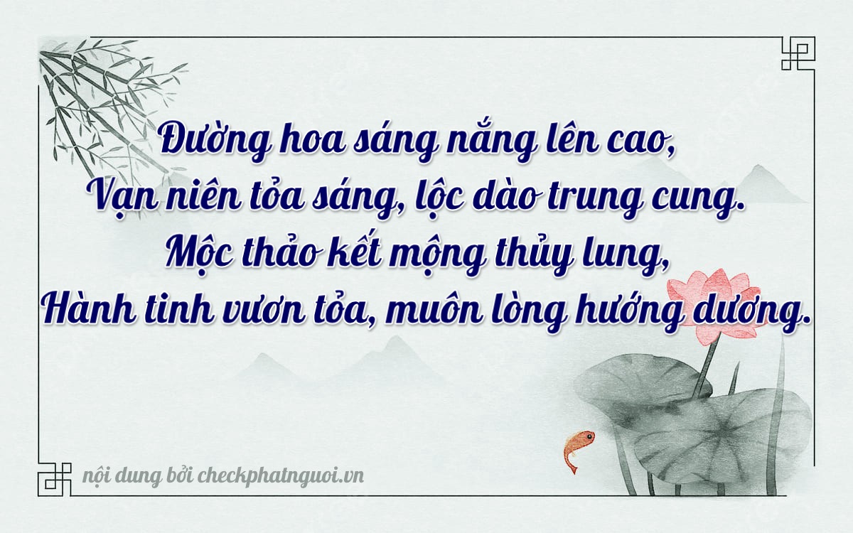 Bài thơ ý nghĩa cho <b>biển số 83A-06265</b> tại website checkphatnguoi.vn