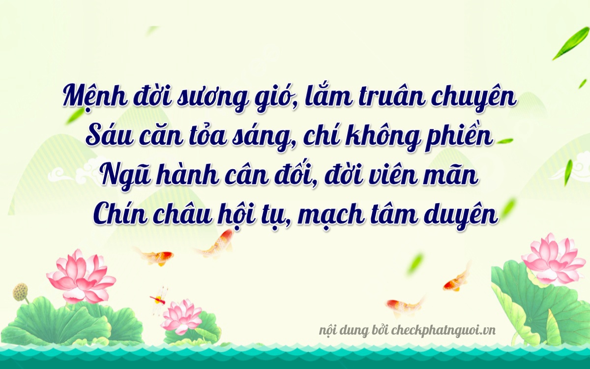 Bài thơ ý nghĩa cho <b>biển số 83A-10729</b> tại website checkphatnguoi.vn