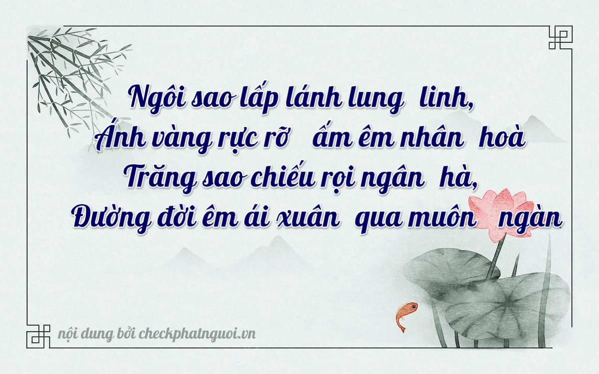 Bài thơ ý nghĩa cho <b>biển số 83A-13600</b> tại website checkphatnguoi.vn