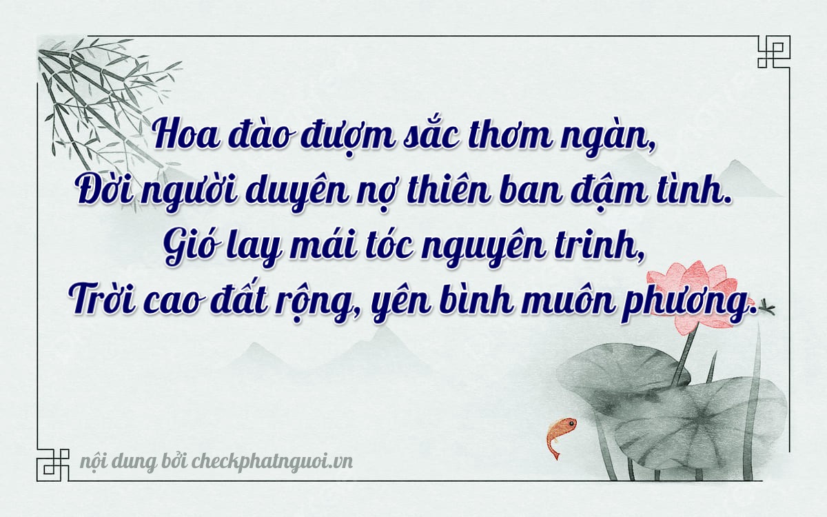 Bài thơ ý nghĩa cho <b>biển số 83A-16831</b> tại website checkphatnguoi.vn