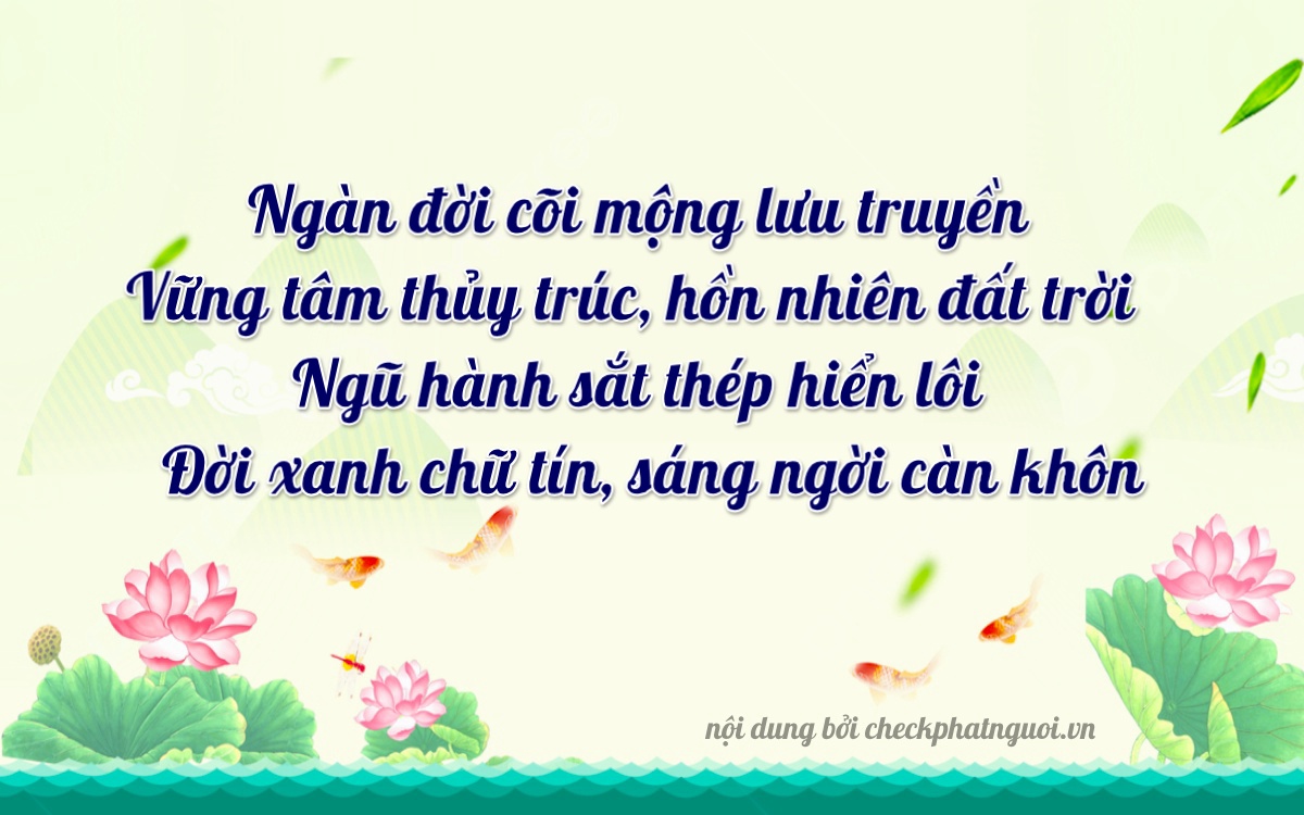 Bài thơ ý nghĩa cho <b>biển số 83A-19252</b> tại website checkphatnguoi.vn