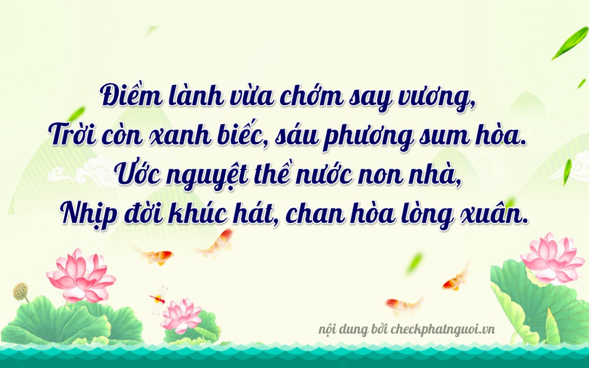 Bài thơ ý nghĩa cho <b>biển số 83C-00241</b> tại website checkphatnguoi.vn